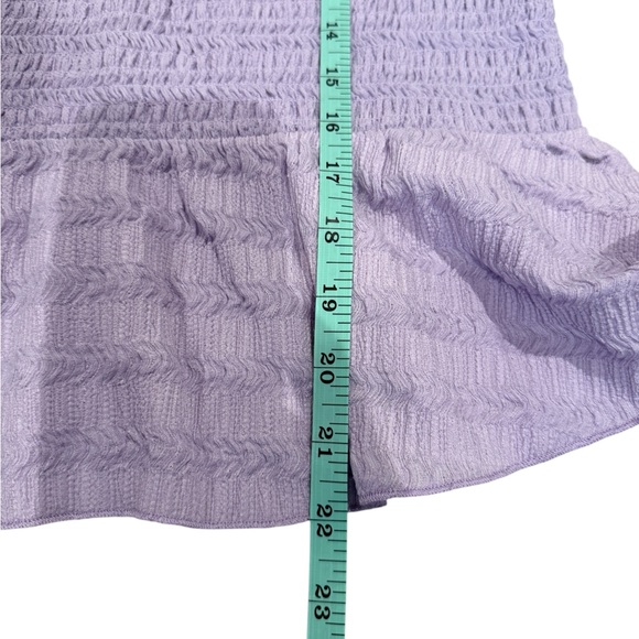 🩵5/$25🩵 VENUS Lilac Smocked Sleeveless Top - Picture 7 of 9